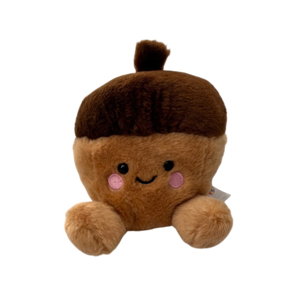 Aurora Palm Pals Acorn Plush Stuffed Animal Toy Brown 5 inch Lovey Nursery Decor
